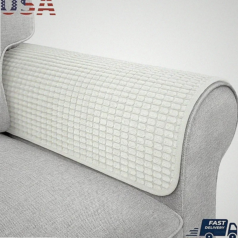 Waterproof Anti-Slip Sofa Arm Covers Set Couch & Recliner Furniture Protection