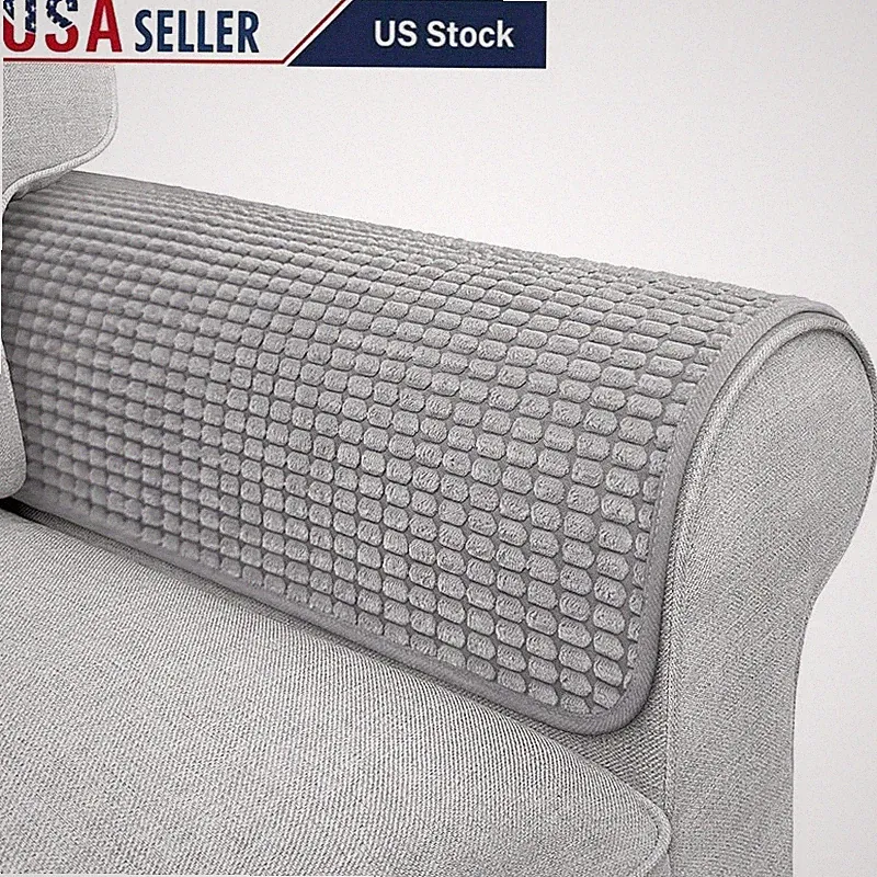 Waterproof Non-Slip Couch Arm Covers Furniture Protector Anti-Scratch Pet Mat US